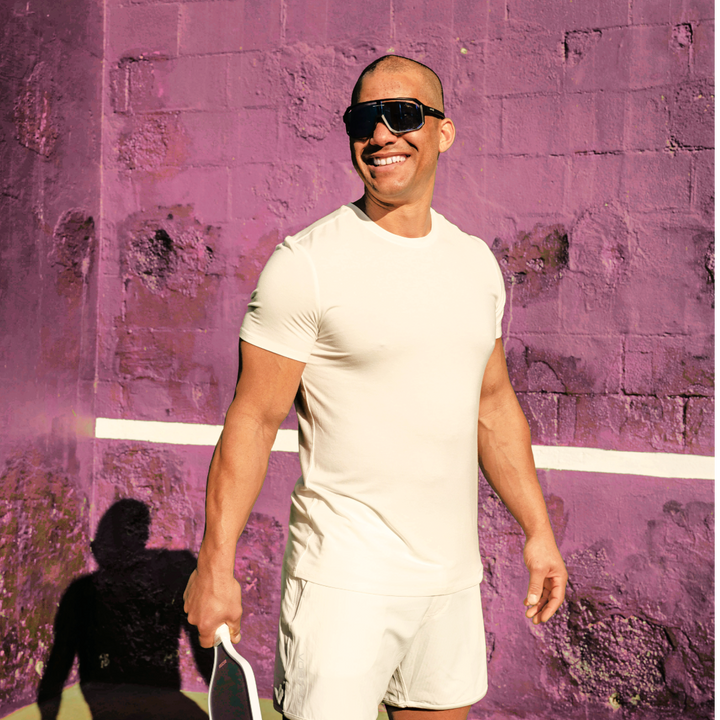 Triton -  Men's Hybrid Short - Beluga White
