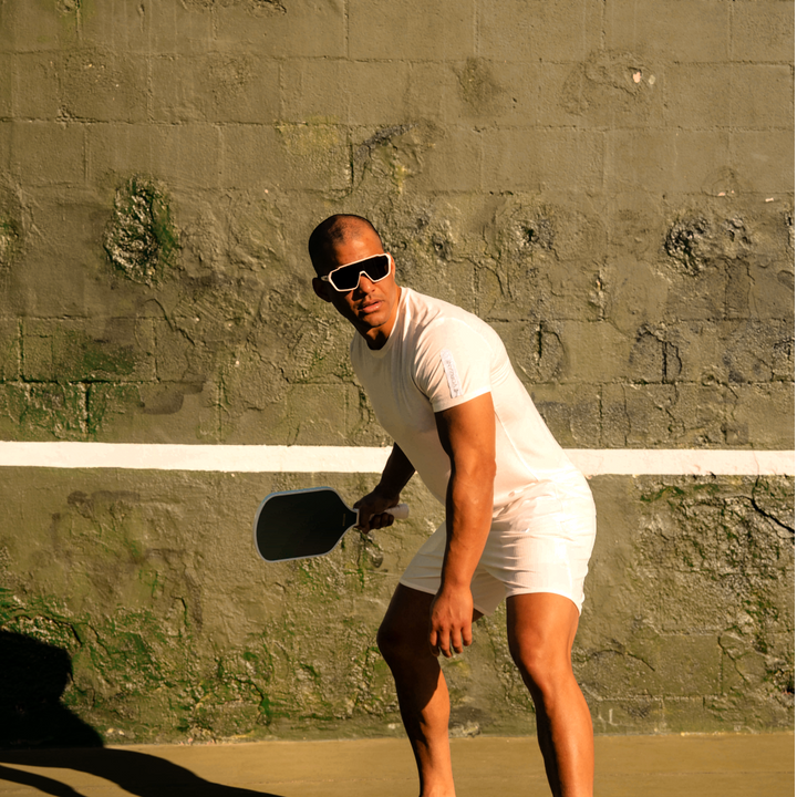 Triton - Men's Performance Tee -  Beluga White