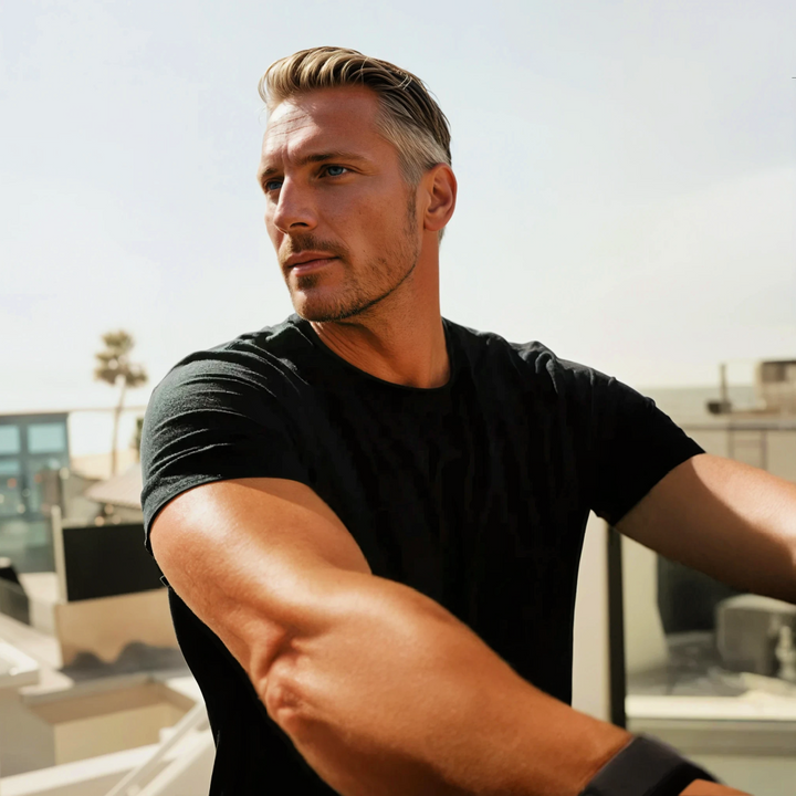 Triton - Men's Performance Tee - Orca Black