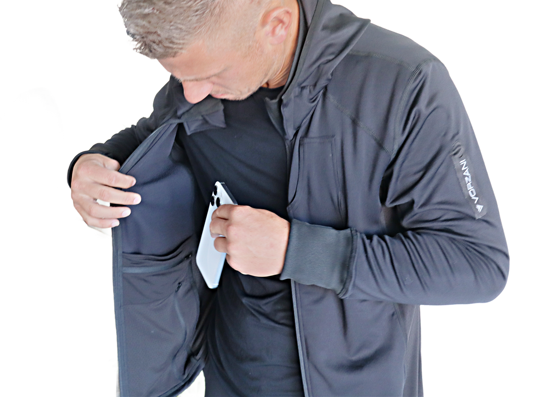 Manta Ray - Pickleball/Travel Jacket - Magnetic Hoodie/Converts 2 Backpack