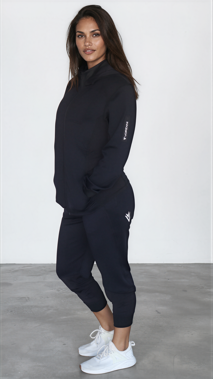 Manta Ray - Athletic Performance Jacket- Unisex - Magnetic Hoodie/Converts 2 Backpack
