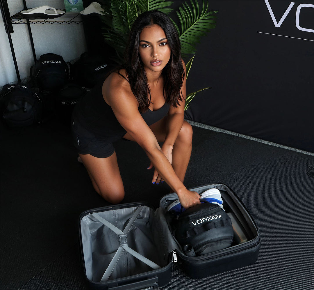 VORZANI Fit Sphere + App Bundle — Portable Home Gym (10 Inch) · Covering, Handle Kit + 12 Months of the VORZANI Fit App · Weighted Ball Sold Separately