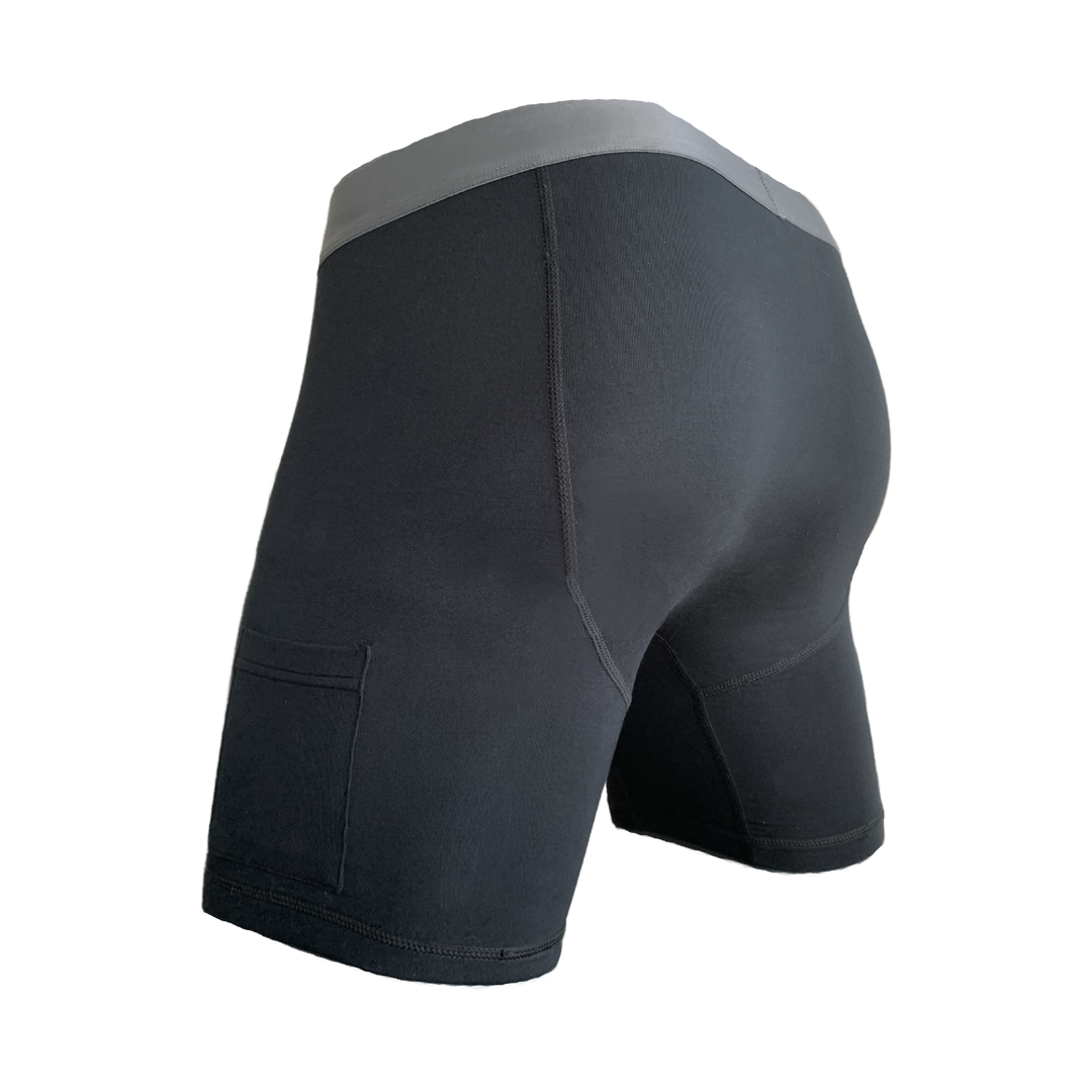 Norlad - Men's Boxer Brief w/ Athletic Suspension Sling (Orca Black)