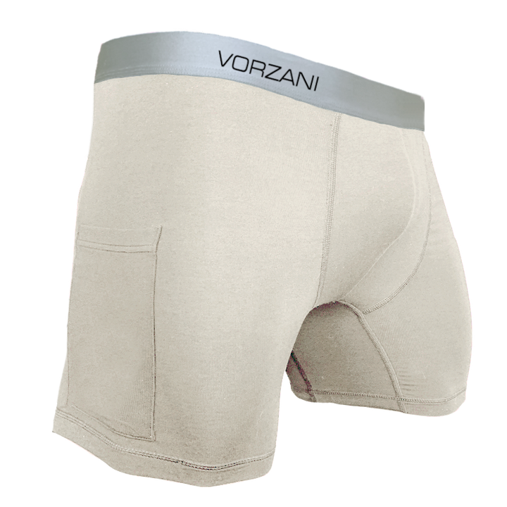 Norlad - Men's Boxer Brief w/ Athletic Suspension Sling (Beluga White)