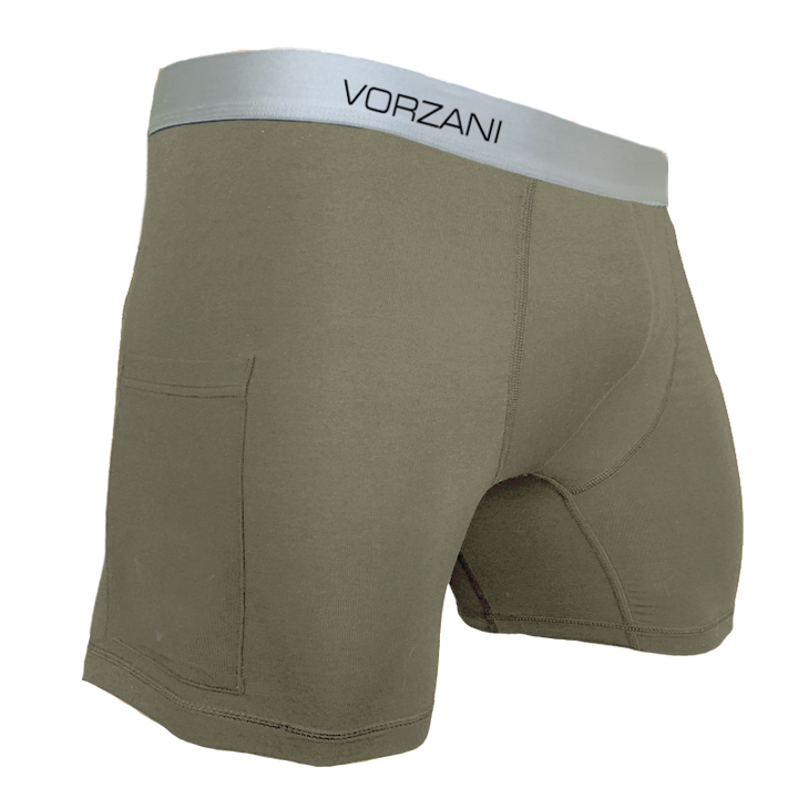 Norlad - Men's Boxer Brief w/ Athletic Suspension Sling (Green Moray)