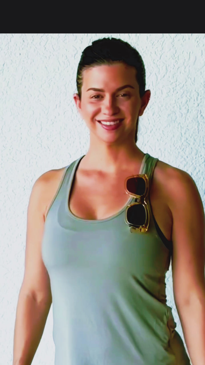 Triton Racerback Tank - Blue Tang